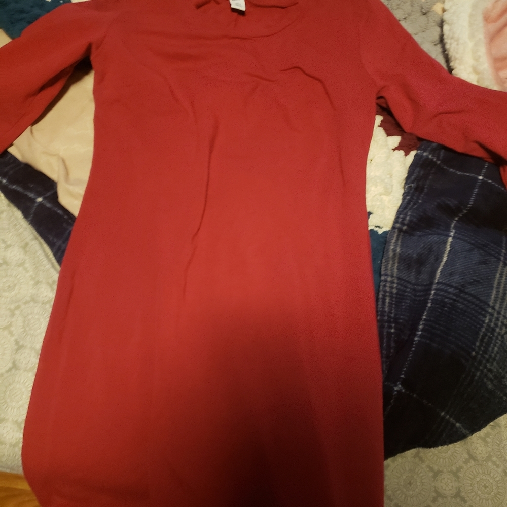 Pink long sleeve dress